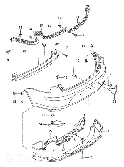 Seat Altea Takapuskurin poikittaistuki 5P5807862