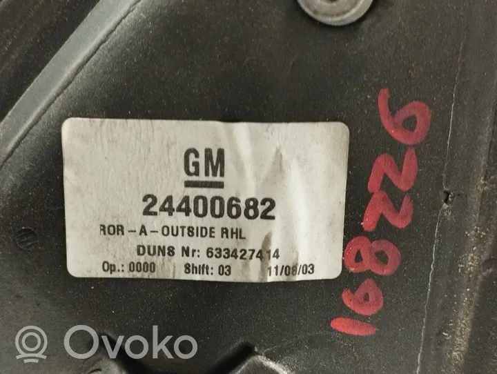 Opel Combo C Etuoven sähköinen sivupeili 24400682