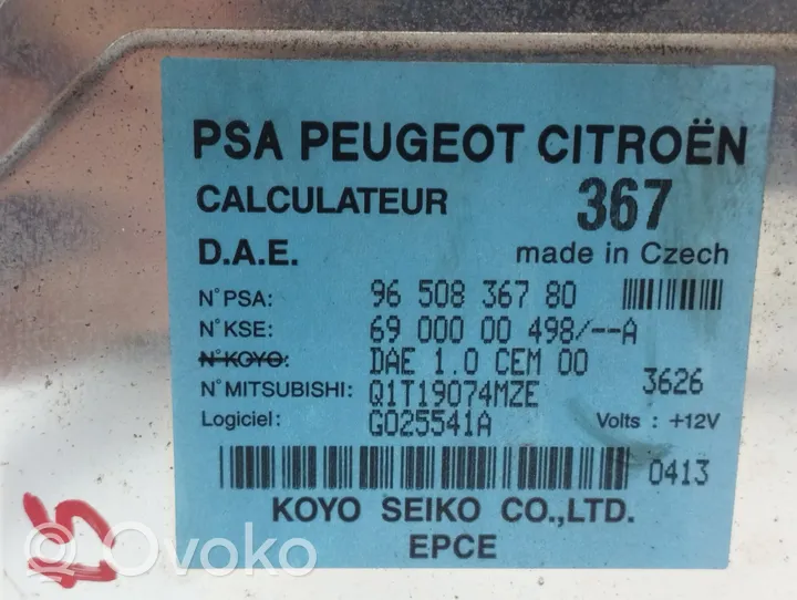 Citroen C2 Muut ohjainlaitteet/moduulit 9650836780