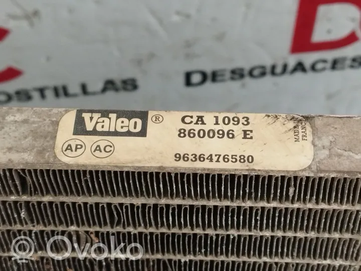 Citroen Xsara Radiador de refrigeración del A/C (condensador) 9636476580