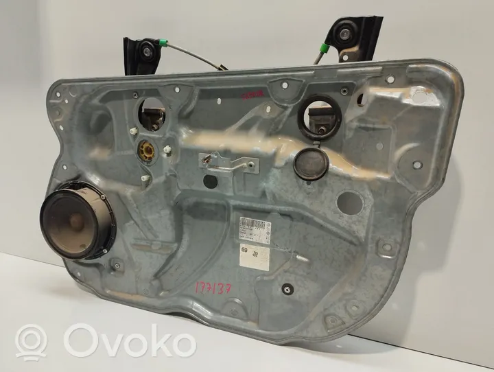 Volkswagen Polo Front door electric window regulator 6Q4837756