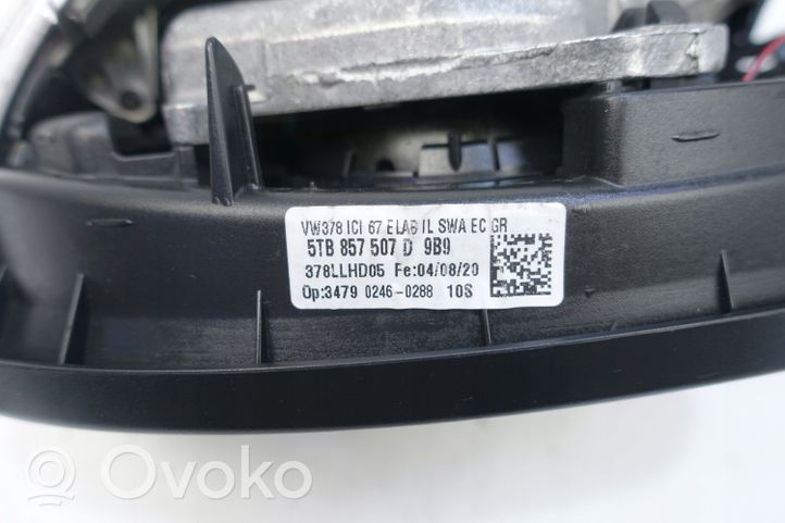 Volkswagen Touran III Elektryczne lusterko boczne drzwi przednich 5TB857501D