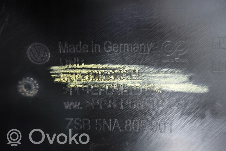 Volkswagen Tiguan Front bumper splitter molding DOKŁADKA ZDERZAKA PRZÓD V