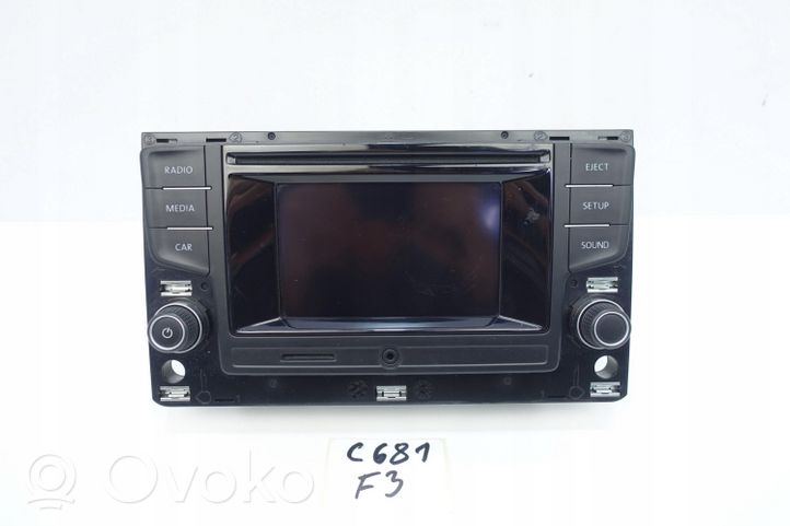 Volkswagen Golf Sportsvan Pantalla/monitor/visor 510035867C WYŚWIETLACZ EK