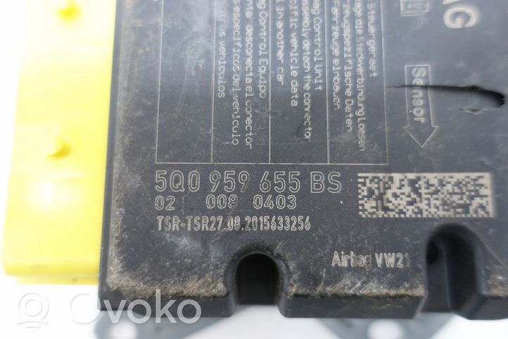 Volkswagen Golf VIII Turvatyynyn ohjainlaite/moduuli MODUŁ SENSOR AIR BAG VW G