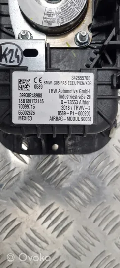 BMW X5 G05 Poduszka powietrzna Airbag pasażera 9382489