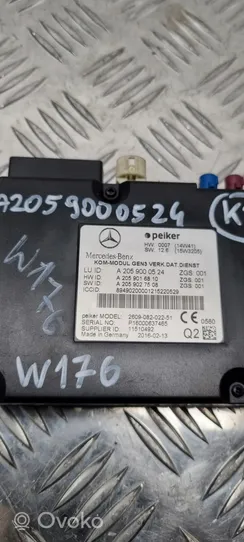 Mercedes-Benz A W176 Pysäköintitutkan (PCD) ohjainlaite/moduuli A2059000524