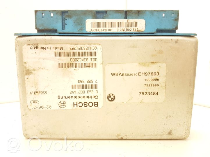 BMW 3 E46 Cuerpo de válvula de la caja de cambios de la transmisión 7522980