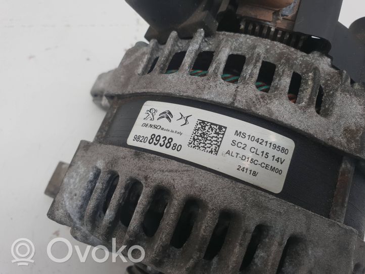 Peugeot 208 Alternator 9820893880