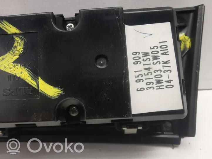 BMW 5 E60 E61 Electric window control switch 6951909