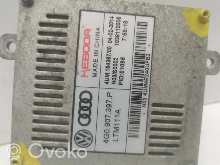 Audi A6 S6 C7 4G Ajovalojen virranrajoitinmoduuli Xenon 4G0907397P