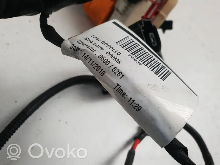 Volvo XC90 Cableado de instalación del motor 31499292