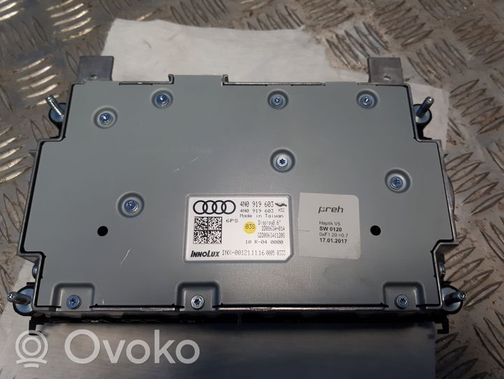 Audi A8 S8 D5 Monitor / wyświetlacz / ekran 4N0919603A