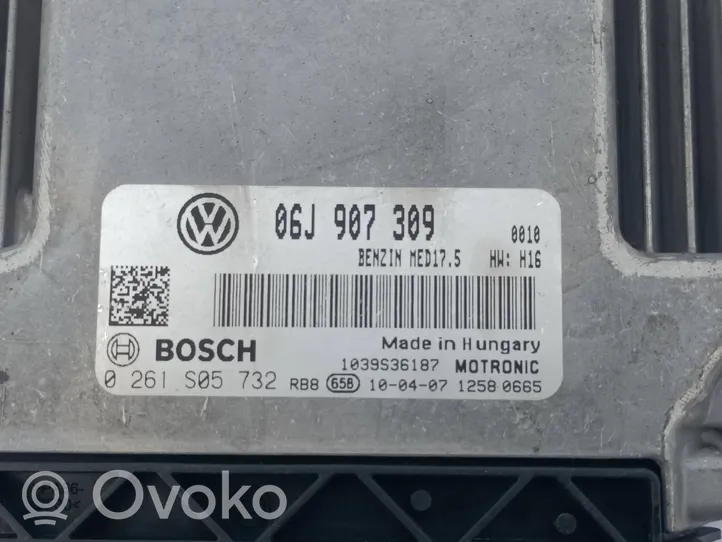 Volkswagen PASSAT CC Unité de commande, module ECU de moteur 06J907309