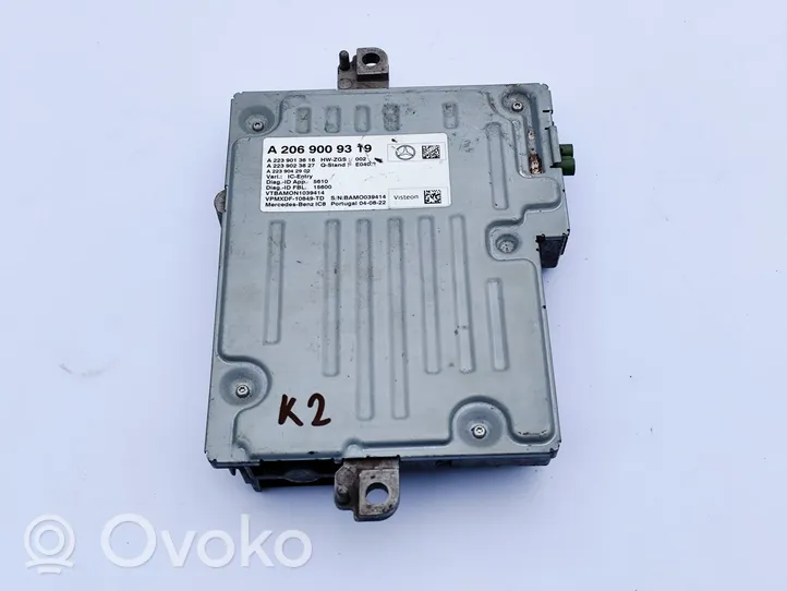 Mercedes-Benz C W206 Spidometro valdymo blokas A2069009319