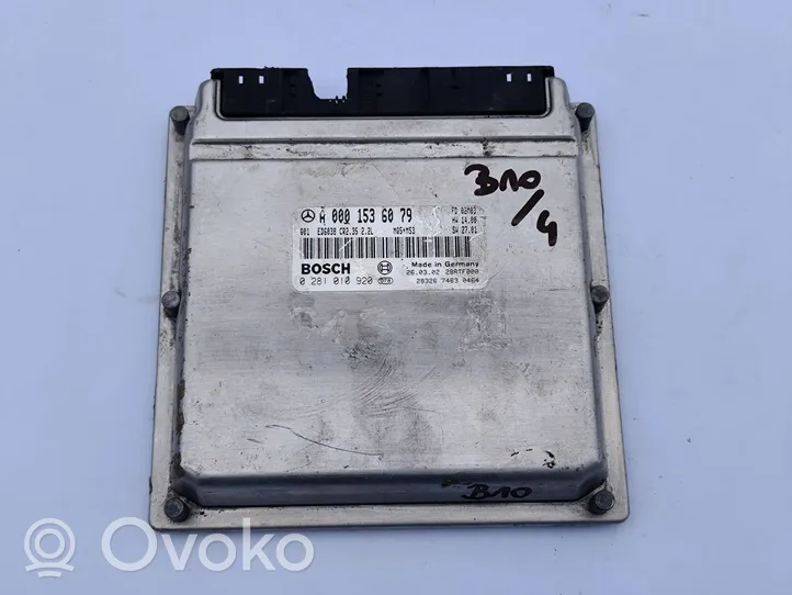 Mercedes-Benz Sprinter W901 W902 W903 W904 Centralina/modulo motore ECU A0001536079