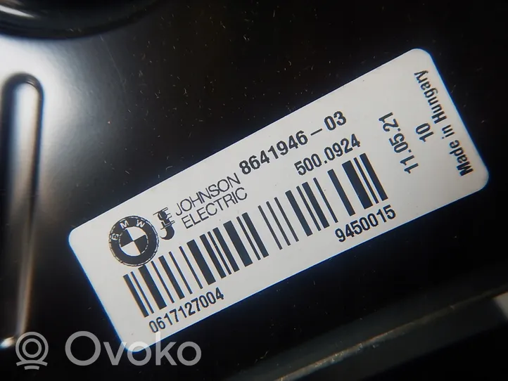 BMW 3 F30 F35 F31 Elektryczny wentylator chłodnicy 8625439