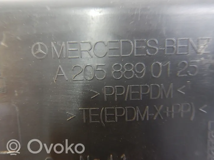 Mercedes-Benz C W205 Lokasuojan vaahtomuovituki/tiiviste A2058890125