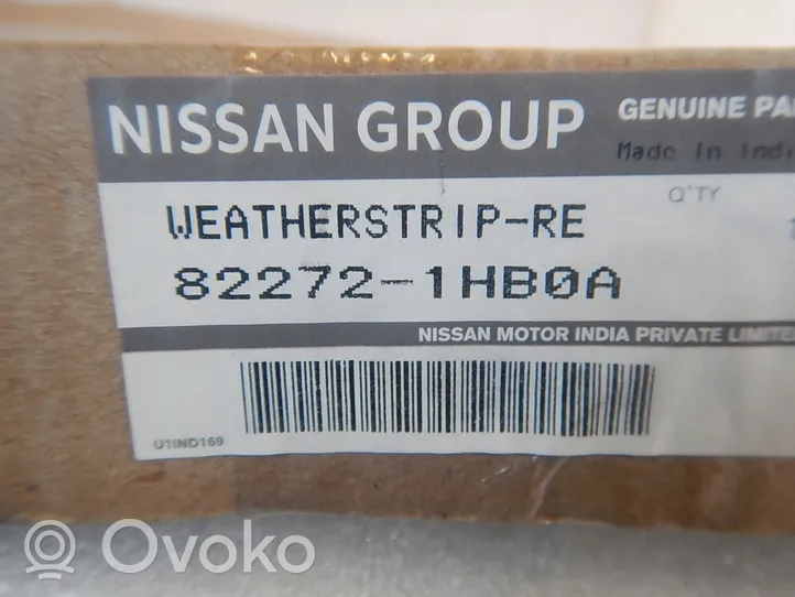 Nissan Micra Moldura del vidrio lateral trasero 822721HB0A
