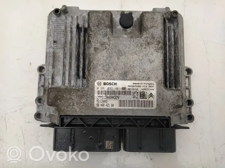 Citroen C3 Sterownik / Moduł ECU 0281037101