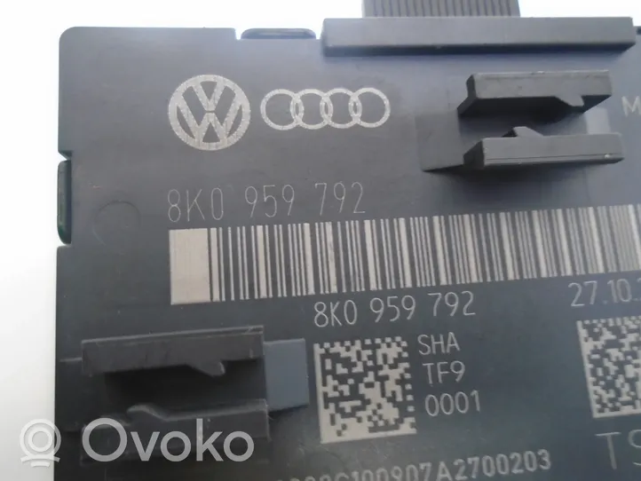 Audi A5 Sterownik / Moduł centralnego zamka 8K0959792
