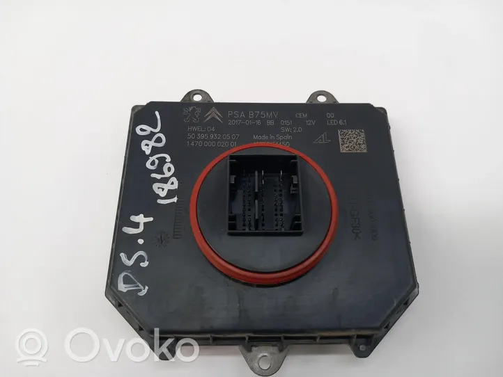 Citroen DS4 Xenon-valojen ohjainlaite/moduuli 1613382480