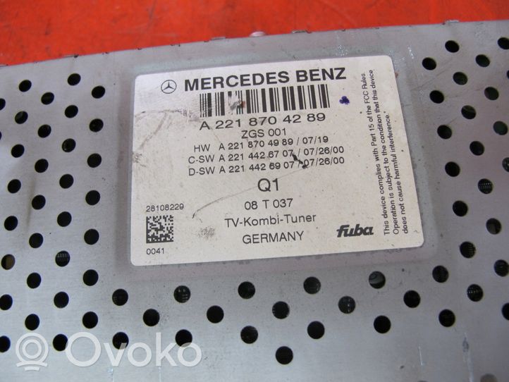 Mercedes-Benz CL C216 Altre centraline/moduli A2218704289
