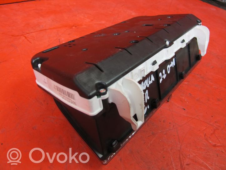 Toyota Corolla Verso E121 Compteur de vitesse tableau de bord 838000F091