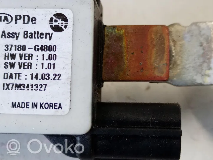 Hyundai i30 Câble négatif masse batterie 37180-G4800