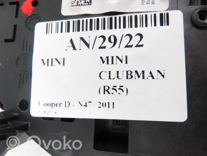 Mini One - Cooper Clubman R55 Tachimetro (quadro strumenti) 