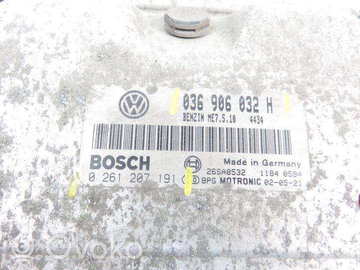 Seat Leon (1M) Sterownik / Moduł ECU 0261207191