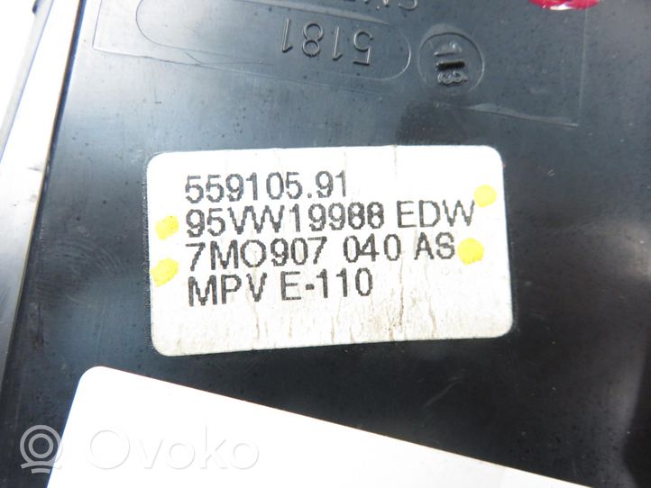 Ford Galaxy Salono ventiliatoriaus reguliavimo jungtukas 95vw19988edw