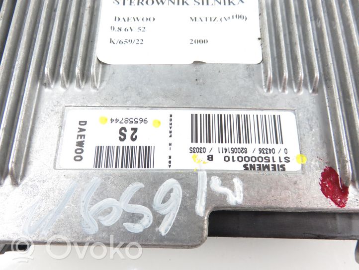 Daewoo Matiz Sterownik / Moduł ECU 96558744