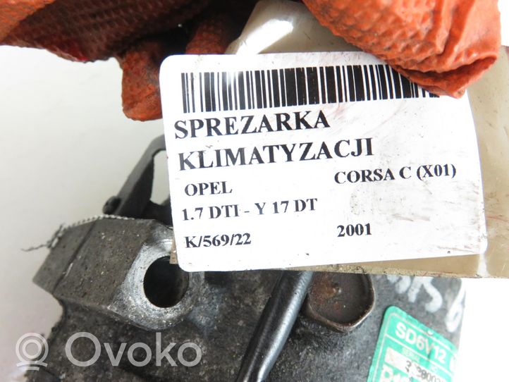 Opel Corsa C Ilmastointilaitteen kompressorin pumppu (A/C) 