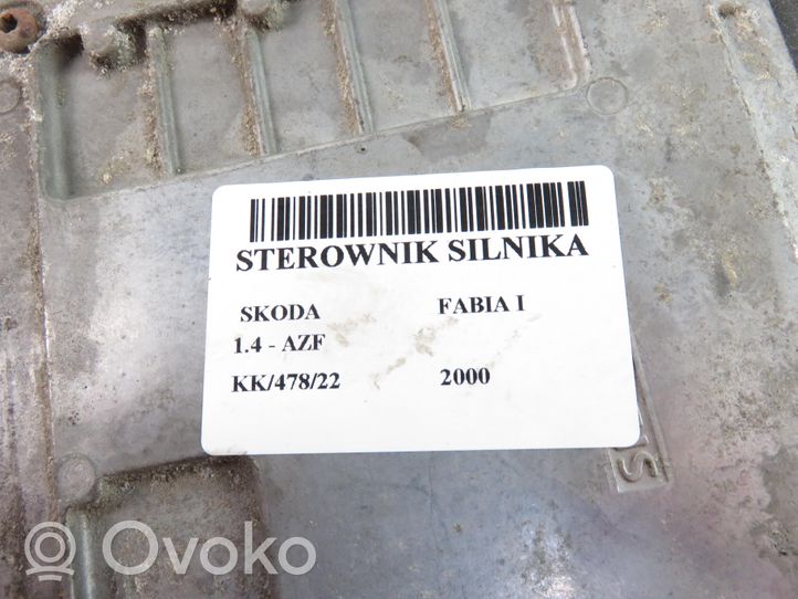 Skoda Fabia Mk1 (6Y) Sterownik / Moduł ECU 5WP4018112