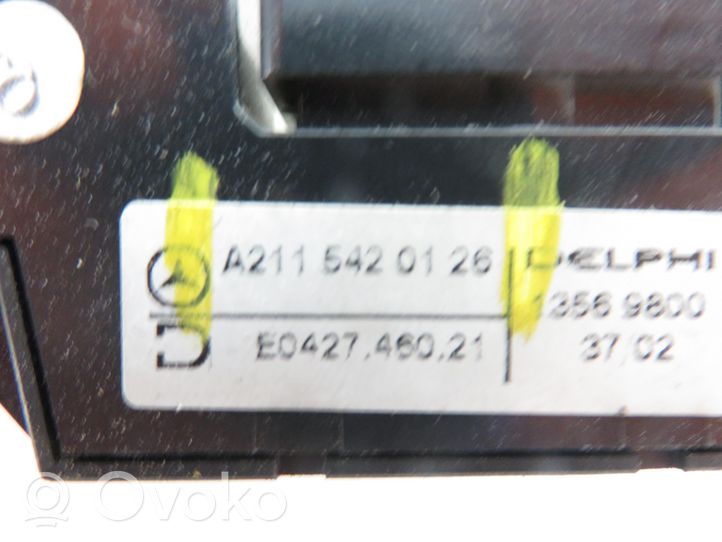 Mercedes-Benz E AMG W211 Écran / affichage / petit écran 