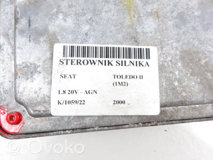Seat Toledo II (1M) Calculateur moteur ECU 0261206512
