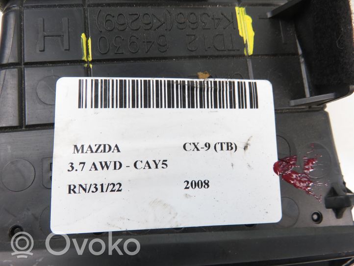 Mazda CX-9 Kojelaudan sivutuuletussuuttimen kehys 