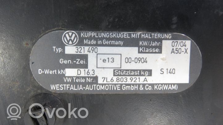 Volkswagen Touareg I Tow bar set 