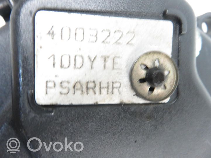 Peugeot 307 Osłona paska / łańcucha rozrządu 9642549980