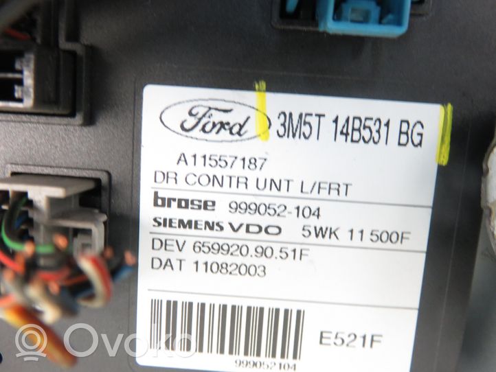 Ford Focus C-MAX Regulador de puerta delantera con motor 3M5T14B531BG