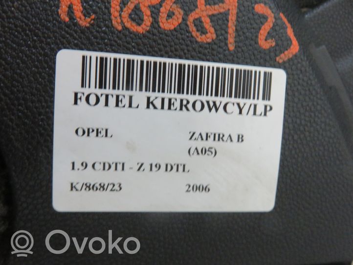 Opel Zafira B Front driver seat 