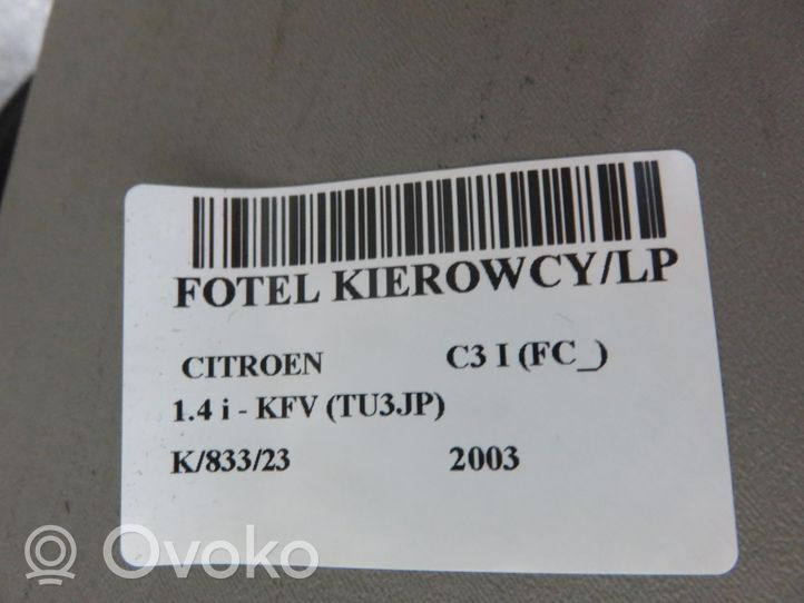 Citroen C3 Fotel przedni kierowcy 