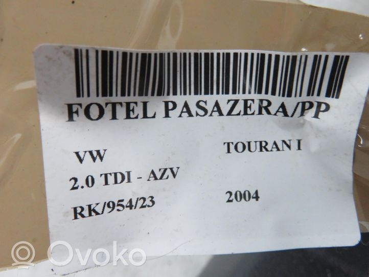 Volkswagen Touran I Fotel przedni pasażera 