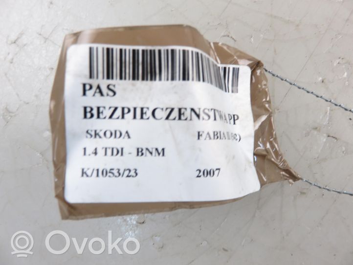 Skoda Fabia Mk2 (5J) Pas bezpieczeństwa fotela przedniego 