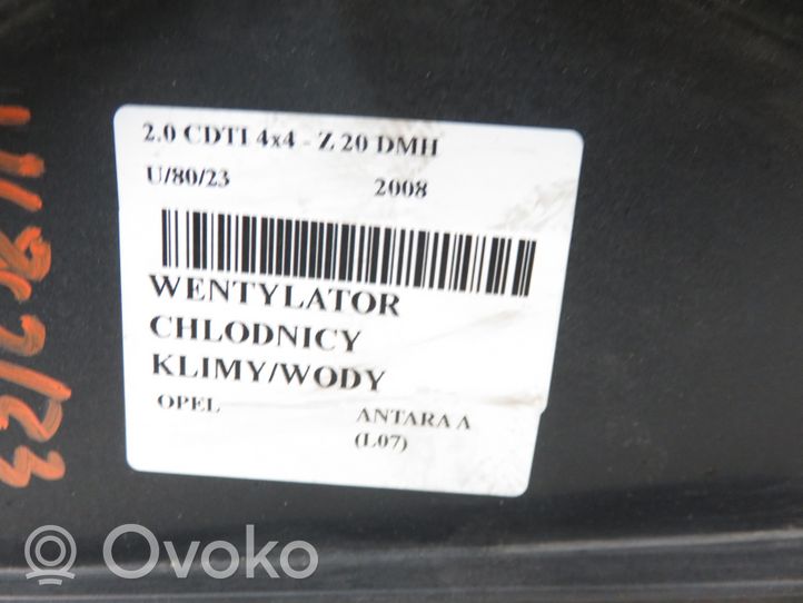 Opel Antara Ventilatoru komplekts 