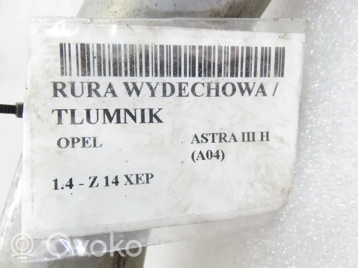 Opel Astra H Rura wydechowa 