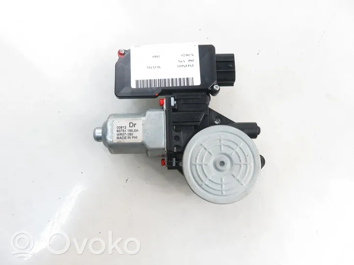 Infiniti M Front door window regulator motor 