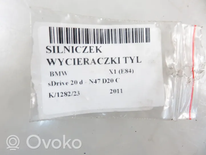 BMW X1 E84 Silniczek wycieraczki szyby tylnej W000010933