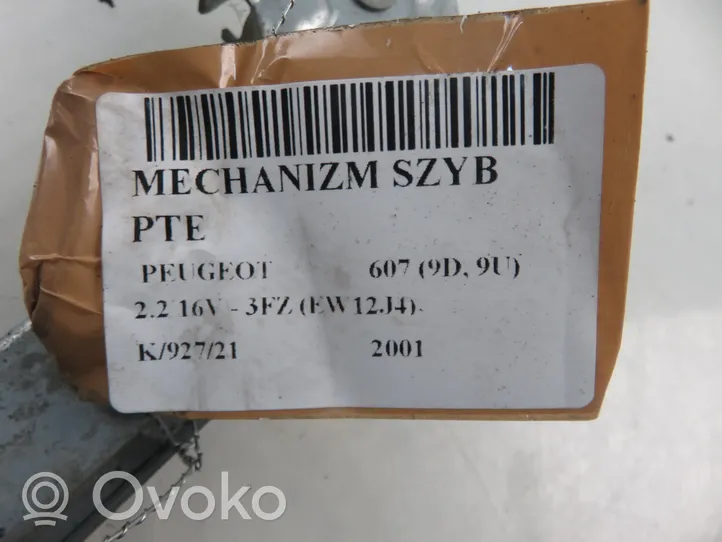 Peugeot 607 Elektryczny podnośnik szyby drzwi tylnych 